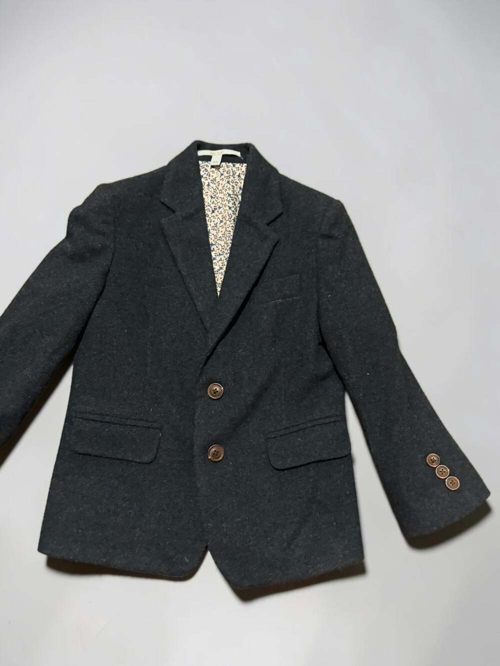 Class Club Dark Blue Wool Blend Blazer Jacket